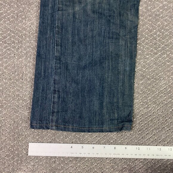 Levi's 501 Jeans Men's 38 x 32 Measures 37 x 29 Red Tab Button Fly Blue Cotton - Picture 14 of 16
